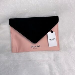 Prada beauty | cosmetic envelope clutch  bag